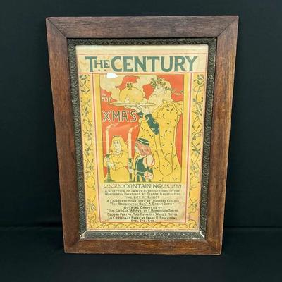 Framed Lithographic Poster For “The Century” Magazine