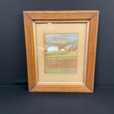 Farmstead Original Painting 
