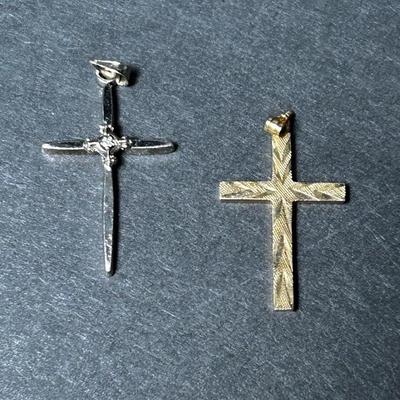 14k Gold Cross Pendants