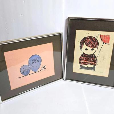 Margery Hiblock Pencil Signed Prints - 14x11”