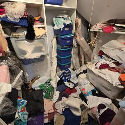 Fabric Filled Closet - Take What You Want Leave The Rest 