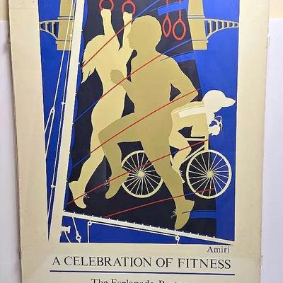 Vintage 1985 Boston “A Celebration Of Fitness” Poster By Amiri