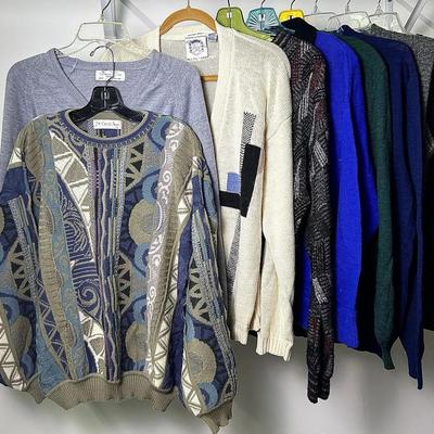 Vintage Christian Dior, Bachrach, & More Men’s Sweaters - Size S,M