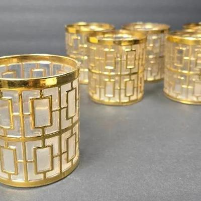 MCM Imperial Glass “Shoji” Bar Glasses (6)