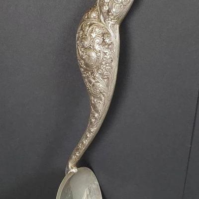 800 Silver (Tested) Serving Spoon 13” Long