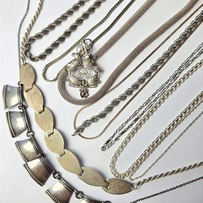 Sterling Silver Necklaces, Bracelet, Pendant