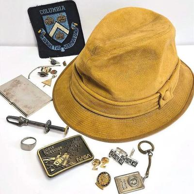 Men's Jewelry, NASA Belt Buckle, Suede Leather Hat & More
