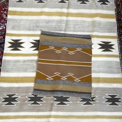 Navajo/Southwestern-style Rugs 5’7”x3’7” & 2’x1’8”