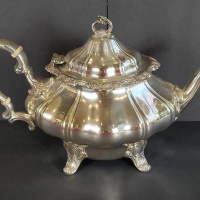 Sterling Silver Gorham “Strasbourg” Teapot - 7” Tall, 2 1/2 Pint - 724 grams