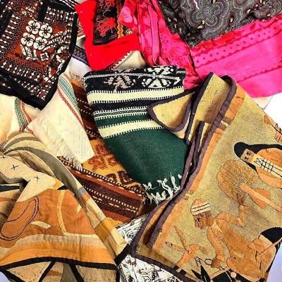 International Textiles From Indonesia, Pakistan, Egypt, Israel, Russia, Central America 