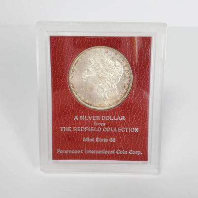 Redfield Collection 1879 S Morgan Dollar - 90% Silver, Paramount International 