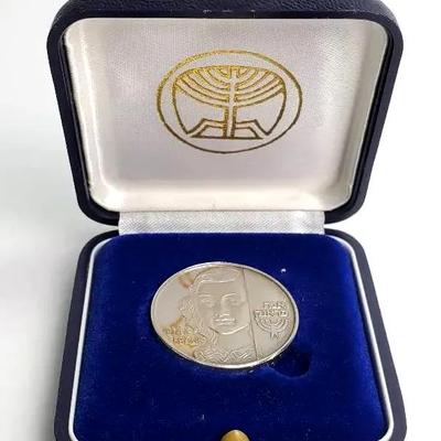 925 Silver Anne Frank Israeli State Medal