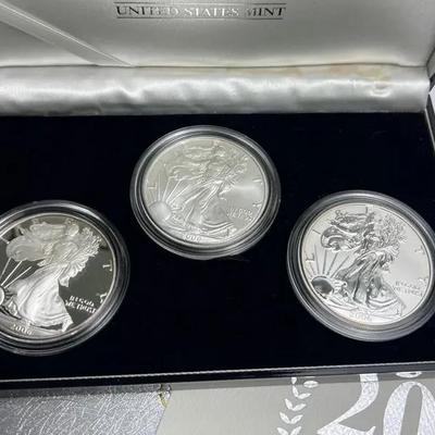 99.9% Silver American Eagle Silver Coin 20th Anniversary Proof Set, 1986 - Lot 2 Of 2