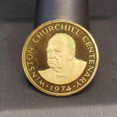 .500 Fine Gold 1974 Turks And Caicos 50 Crown Proof Coin With COA