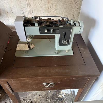 Sale Photo Thumbnail #131: Sewing Machine in Cabinet