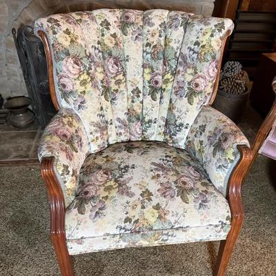 Queen Anne Tapestry Chair