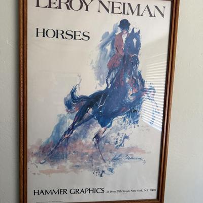 Sale Photo Thumbnail #125: Leroy Neimans Horses Framed