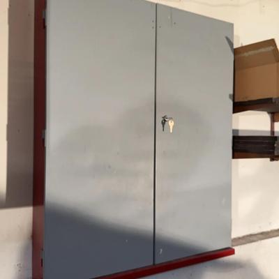 Metal Wall Hanging Tool Cabinet