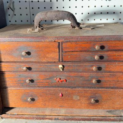 Antique Carpenters Toolbox