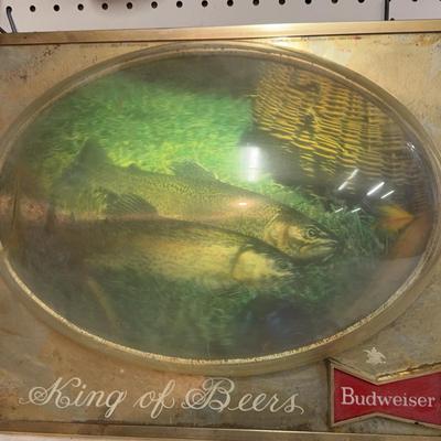 Budweiser Fish Advertising Light