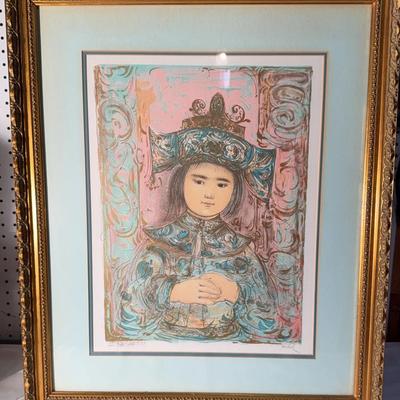 Vintage Signed Print