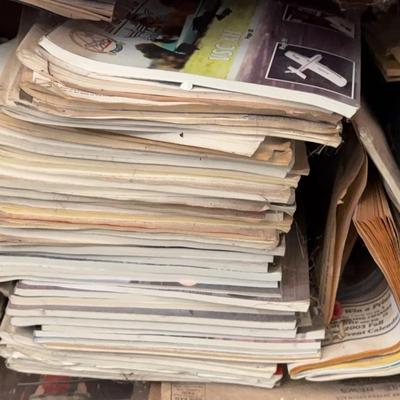 Shelf Of Vintage Car Magazines 3