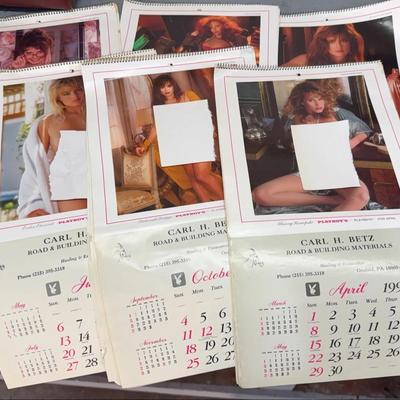 6 1990’s Playboy Calendars