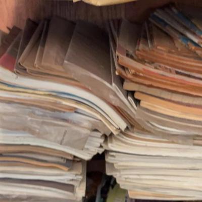 Shelf Of Vintage Car Magazines 2
