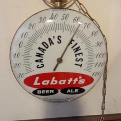 Labatt’s Beer Ale Vintage Thermometer