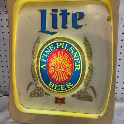 Miller Light Advertising Beer Light