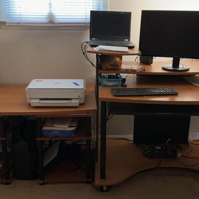 Computer Desk & Side Table