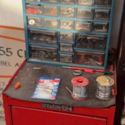 Stack-On Cabinet & Tools