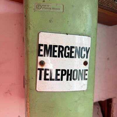 Vintage Western Electric Emergency Telephone 