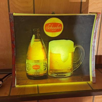 Vintage Schaefer Beer Light 2