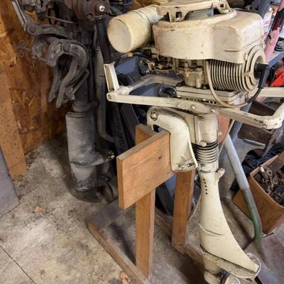 2 vintage Boat Motors