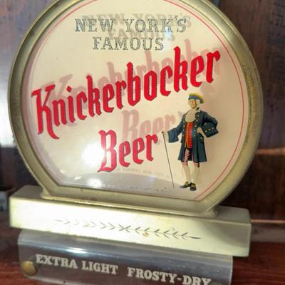 Knickerbocker Beer Vintage Light