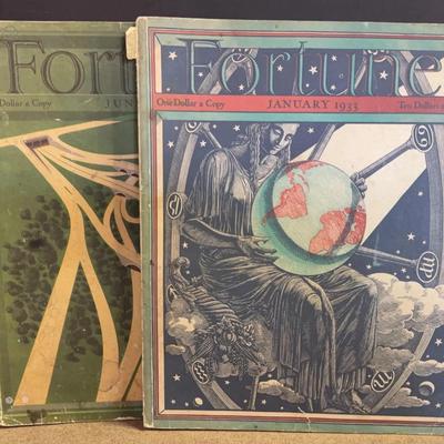 Fortune Magazine Art Deco Covers 1933/1938