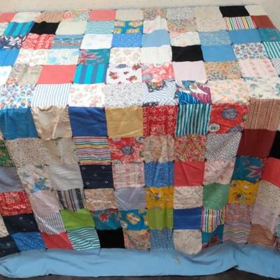 Multi Color Patchwork Quilt 