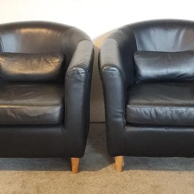 Leather Club Chairs