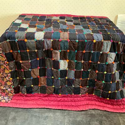 Tied Patchwork Quilt