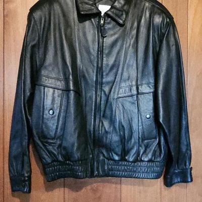 Nordstrom Town Square Leather Jacket SZ L