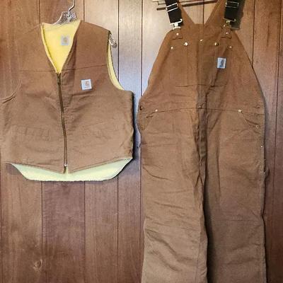Carhartt Overalls & Vest 