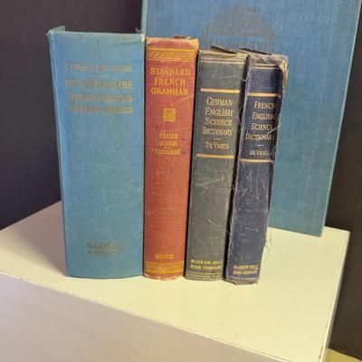 French-English Science & German to English Science Dictionarys 