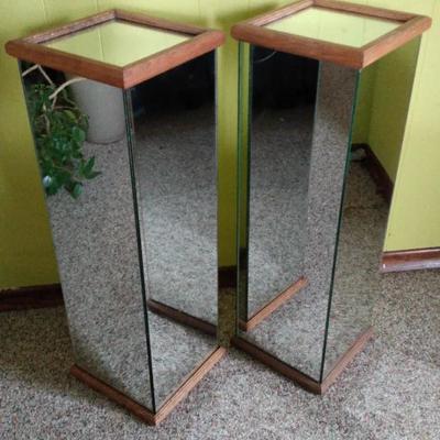 Mirrored Plant Stands