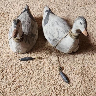 Wood Geese Decoys 