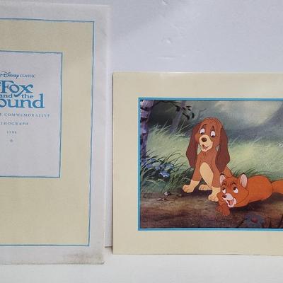 Disney "The Fox and the Hound" Commemorative Lithograph 1994