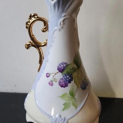 Hand-Painted Pitcher  