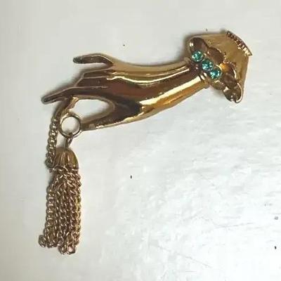 Coro Hand Brooch 