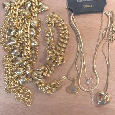 Bold, Chunky, Goldtone Jewelry 