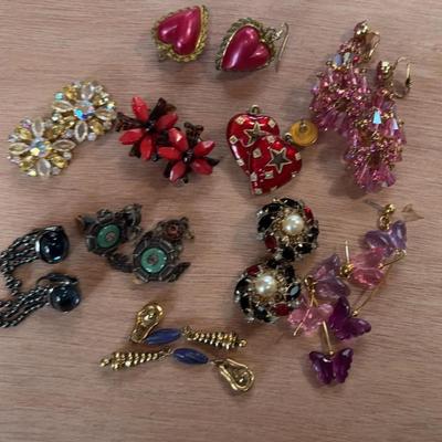 Hobé Cluster Earrings and Others 